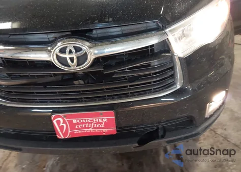 2014 Toyota Highlander Limited V6 z USA, uszkodzony, nr VIN 5TDDKRFH3ES037271